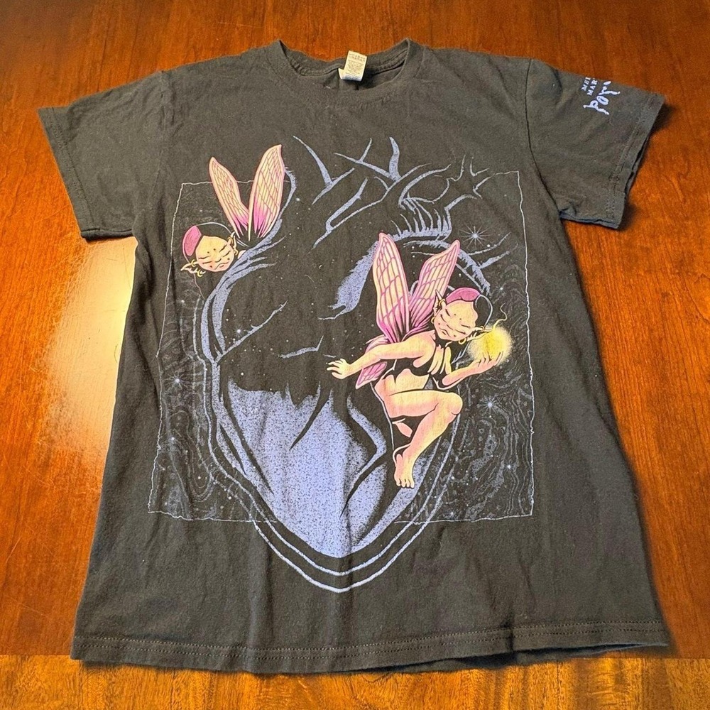 Melanie Martinez Fairy Heart Graphic T Shirt Black Size S Rare Pop Alt
